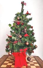 Kleine kerstboom hoogte 50cm inclusief lampjes en versiering, Diversen, Kerst, Ophalen, Zo goed als nieuw