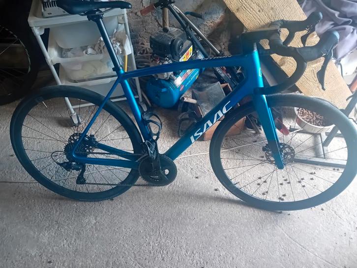 Isaac vitron racefiets, Fietsen en Brommers, Fietsen | Racefietsen, Gebruikt, Heren, Overige merken, Carbon, 53 tot 57 cm, Ophalen