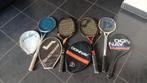 2 raquettes squash 2 raquettes tennis, Sport en Fitness, Badminton, Ophalen, Gebruikt, Racket(s)