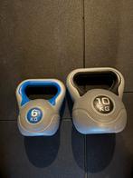 Kettlebells 6 & 10 KG, Sport en Fitness, Fitnessmaterialen, Ophalen of Verzenden, Gebruikt, Benen, Kettlebell