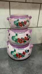 Set 3 pots, Huis en Inrichting, Ophalen, Zo goed als nieuw