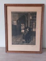 Potloodtekening van René Janssens, Antiek en Kunst, Kunst | Etsen en Gravures, Ophalen of Verzenden