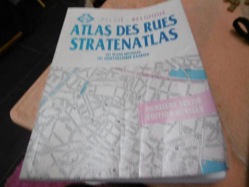 atlas des livres du club de tourisme « Street Atlas » 101 ca, Livres, Atlas & Cartes géographiques, Utilisé, Autres types, Belgique