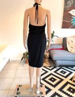 Robe noire sexy à dos ouvert (taille S/M) neuve, Neuf, Enlèvement ou Envoi, Longueur genou, Noir