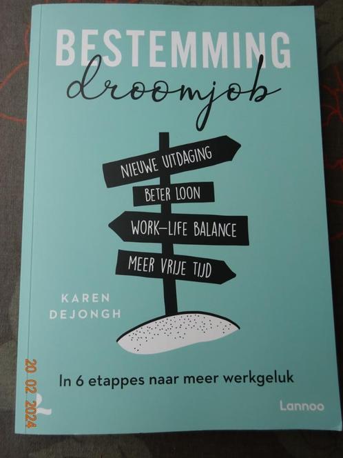 Bestemming droomjob van Karen Dejongh**NIEUW **, Livres, Politique & Société, Neuf, Enlèvement ou Envoi