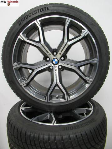 Originele BMW X5 G05 X6 G06 21 inch velgen 741M winterbanden disponible aux enchères