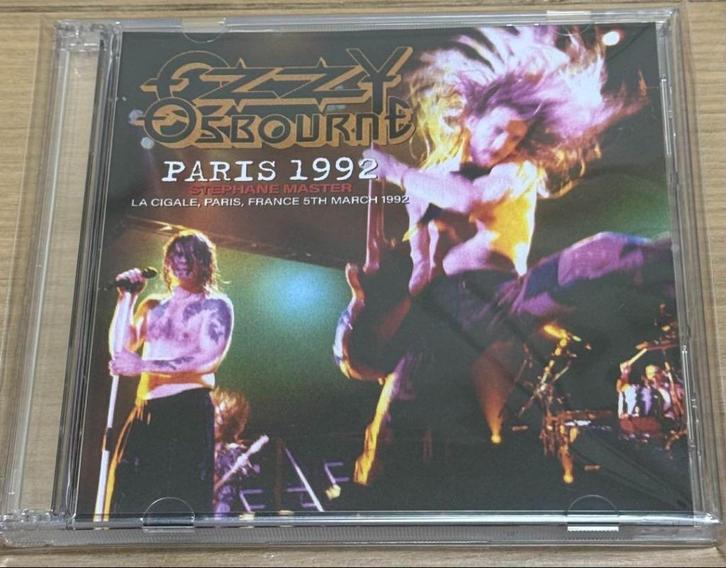 2 CD's Ozzy Osbourne - Live Paris 1992, Cd's en Dvd's, Cd's | Hardrock en Metal, Nieuw in verpakking, Verzenden