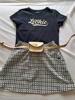 Feestkleding/ communie ensemble merk le chic maat 128, Kinderen en Baby's, Ophalen, Meisje, Le Chic, Zo goed als nieuw