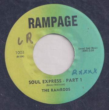 The Ramrods – Soul Express Part 1 & 2 – Soul - Single  beschikbaar voor biedingen