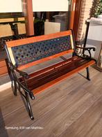 Gietijzeren tuinbank, Tuin en Terras, Ophalen, Zo goed als nieuw, Metaal