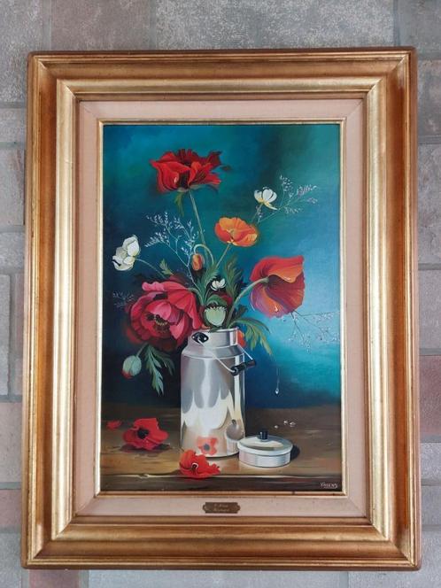 Schiilderij "Klaprozen" van Vera Noens, Antiek en Kunst, Kunst | Schilderijen | Klassiek, Ophalen