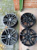 4 velgen  RIAL X10 zwart 16" diam  7" breed (MINI COOPER), Auto-onderdelen, Ophalen, Gebruikt, Velg(en), 16 inch