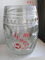 Jupiler Jespo 80 beker van 1/2 liter, Verzamelen, Biermerken, Ophalen of Verzenden, Zo goed als nieuw, Pul(len), Jupiler