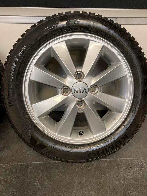 14 inch originele Kia Picanto II velgen + winterbanden 4x100, Autos : Pièces & Accessoires, Autres pièces automobiles, Kia, Enlèvement ou Envoi