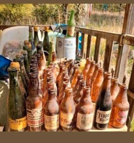 Oude lege bierflesjes kavel, Verzamelen, Biermerken, Ophalen of Verzenden