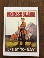 Postkaart: Remember Belgium, Nieuw, Ophalen of Verzenden
