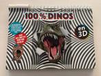 Livre jeunesse 100% Dinos en 3D, Non-fictie, Zo goed als nieuw, Uitklapboek