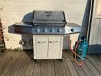 5-pits gasbarbecue + bijzetfornuis - Goede staat, Ophalen, Gebruikt, Habitat & Jardin