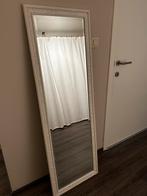 Spiegel met witte sierrand in hout, Enlèvement, Comme neuf