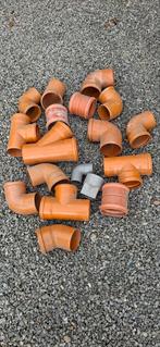 16 PVC hulpstukken voor afvoer, Doe-het-zelf en Bouw, Buizen en Afvoer, Ophalen, Nieuw, PVC, Afvoer