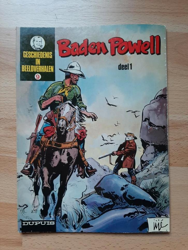 Geschiedenis in beeldverhalen: Baden Powel deel 1 en 2, Boeken, Stripverhalen, Zo goed als nieuw, Meerdere stripboeken, Ophalen of Verzenden