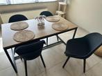 Set van 4 IKEA stoelen - Goede staat - 90€ (bespreekbaar), Huis en Inrichting, Ophalen, Stof, Zwart, Zo goed als nieuw