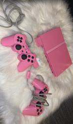 Playstation 2 Pink edition limitée, Games en Spelcomputers, Gebruikt, Met 2 controllers, Ophalen of Verzenden, Roze