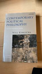 Contemporary political philosophy - Will Kymlicka, Boeken, Ophalen, Gelezen