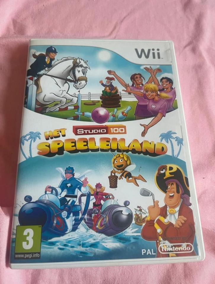 Wii het studio 100 speeleiland, Games en Spelcomputers, Games | Nintendo Wii, Gebruikt, Overige genres, 3 spelers of meer, Vanaf 3 jaar