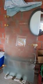 Porte vitrée avec quincaillerie, loquet, serrure et clé., Bricolage & Construction, Verre, Enlèvement, 200 à 215 cm, 100 à 120 cm