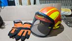 Zaaghelm zaag handschoenen, Tuin en Terras, Brandhout, Ophalen
