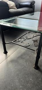 Table basse de salon, Huis en Inrichting, Tafels | Salontafels, Ophalen, 100 tot 150 cm, Glas, 50 tot 100 cm