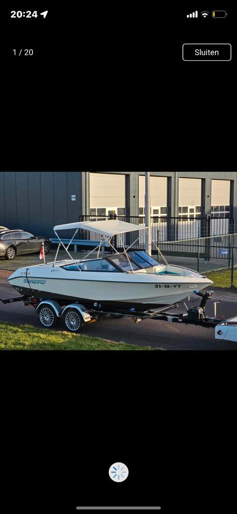 Sunbird corsair 1850sl, Watersport en Boten, Motorboten en Motorjachten, Benzine, Ophalen