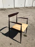Scandinavische teakhouten fauteuil uit het midden van de eeu, Ophalen, Hout