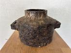 A1491. Unieke oude antieke aardewerk pot, Antiquités & Art, Antiquités | Céramique & Poterie, Enlèvement ou Envoi