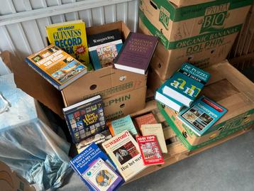 Lot boeken over de wetenschap, talen, steden, tips,… beschikbaar voor biedingen