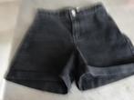 Zwarte jeans short, Kinderen en Baby's, Ophalen of Verzenden, Zo goed als nieuw, Meisje, Broek