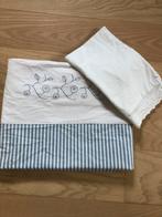 Dekbedovertrek en kussensloop voor babybedje, Kinderen en Baby's, Ophalen of Verzenden, Zo goed als nieuw, Blauw, Dekbedovertrek