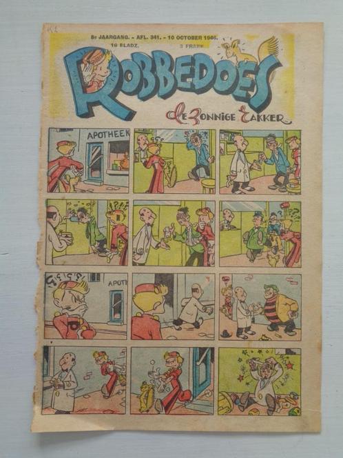 Robbedoes - K2 De gewiekste apotheker 1946, Boeken, Stripverhalen, Ophalen of Verzenden