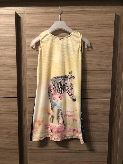 Mooi, geel kleedje met zebra, maat 140, SOMEONE, Kinderen en Baby's, Kinderkleding | Maat 140, Zo goed als nieuw, Meisje, Jurk of Rok
