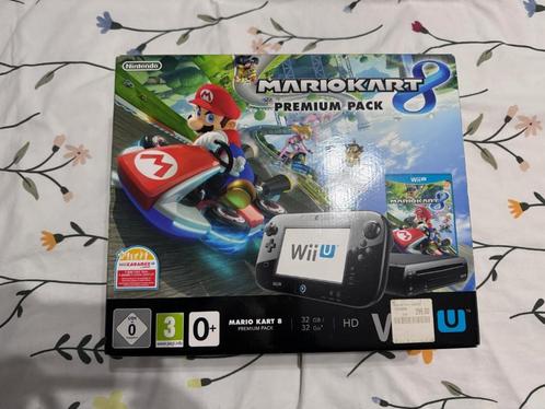 Wii U - premium pack (Mario Kart), Games en Spelcomputers, Spelcomputers | Nintendo Wii U, Zo goed als nieuw, Met games, Ophalen of Verzenden