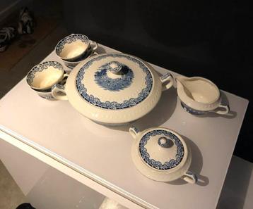 blauw servies boerenhoeve Maastricht, Enlèvement ou Envoi