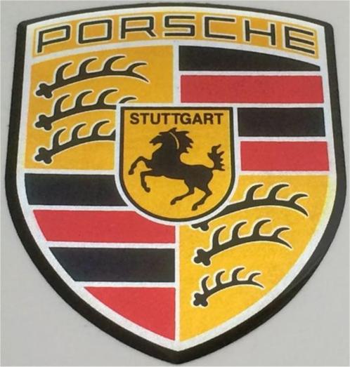 Porsche 3D doming sticker #1, Auto diversen, Autostickers, Verzenden