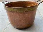 Koperen ketel in goede staat.   Breedte :45cm Hoogte:32,5cm, Tuin en Terras, Bloempotten, Ophalen, Zo goed als nieuw, Binnen