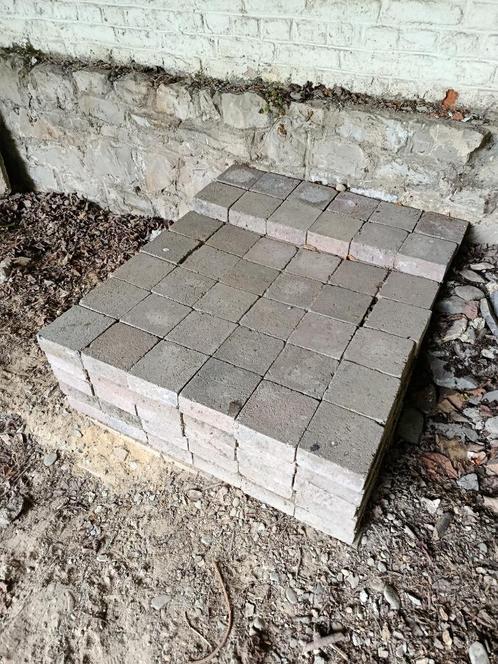GRIJZE GETROMMELDE BETONSTRAATSTEEN 15X15X6CM, Tuin en Terras, Tegels en Klinkers, Nieuw, Klinkers, Beton, 10 m² of meer, Gecoat