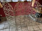 Paravent, métallique très solide,  hauteur 1,05 m 3x40cm, Ophalen, Zo goed als nieuw