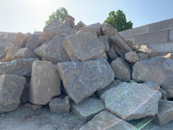 Vijverstenen Grote rotsblokken Stapelstenen XXL Keien, Tuin en Terras, Grind, Keien en Split, Nieuw, Kei, Multi, Zandsteen, Ophalen of Verzenden