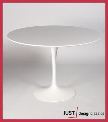 Knoll Saarinen Dining Table Rond Wit 107 cm, Enlèvement, Comme neuf, Rond