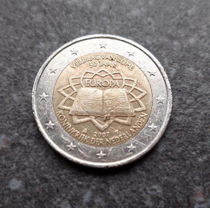2 euro Nederland 2007 50 Jaar Verdrag van Rome 🇳🇱, Postzegels en Munten, Munten | Europa | Euromunten, Losse munt, 2 euro, Overige landen