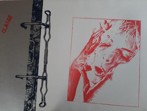 Pol Mara : sérigraphie + 2 livres, Antiquités & Art, Art | Lithographies & Sérigraphies, Enlèvement
